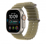 49mm Translucent Kelp Ocean Band - Natural Titanium Finish - MK7M4ZM/A