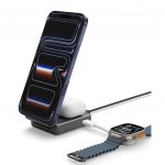 Spigen Essential Qi 2.2 25W Wireless MagSafe 2in1 charger - Black - ACH10399