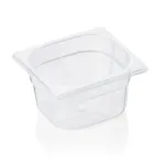 BD GN indas 1/6 PP, skaidrus, 17,6 x 16,2 + h10 cm, 1,6 L