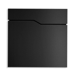 Pa&scaron;to dėžutė minimalistinio dizaino | RAL 9005 Juoda | Hoffmann