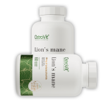 OstroVit Lions Mane Mushroom, 60 kapsulių, 500 mg. Maisto papildas, vitaminai.