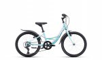 Dviratis CTM ELLIE turquoise pearl / white 11" V 20" (6-9 metų, 115-130 cm ūgiui)