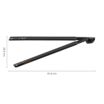 SingleStep&trade; Sodo žirklės prasilenkiančiais a&scaron;menimis, kablio formos galva (L) L38