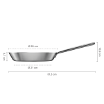 Norden steel keptuvė 28 cm, be dangos