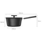 Hard Face puodas viena rankena 2,5L