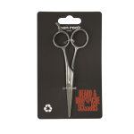 Men Rock Moustache and Beard Scissors Barzdos ir ūsų žirklės, 1 vnt