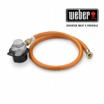 WEBER adapterių komplektas, skirtas konvertuoti jūsų Weber Q 100/1000 serijos, Go-Anywhere&trade; dujinius ir Performer&trade; Deluxe grilius naudoti su LPG dujų balionu, 8449 8449