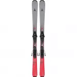 ATOMIC MAVERICK J 130-150 + L 6 GW All-Mountain Kids' Skis set - Grey/Red AASS03832150