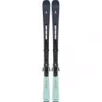 ATOMIC CLOUD Q14 Revoshock S + MI 12 GW Piste Women's Skis set - Black/Sage AASS03768152