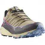 SALOMON THUNDERCROSS W trail running shoes - beige/brown/violet L4738370041965