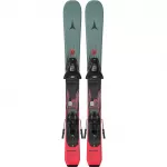 ATOMIC MAVERICK J 70-90 + C 5 GW CA Kids' Skis set - Glacier Blue / Fire Red AASS03826090