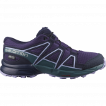 SALOMON SPEEDCROSS CSWP J trail running shoes - violet/pink/blue D5-B84U-4DOC
