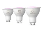 Philips Hue i&scaron;manioji GU10 LED lemputė, 3 vnt. rinkinys | 4.2 W | balta ir spalvota &scaron;viesa
