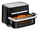 Tefal Dual Easy Fry Flex EY9228 9 L Autonominės 2700 W Kar&scaron;to oro gruzdintuvė Juoda, Nerūdijančiojo plieno