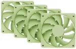 Ventiliatorius Hyte HYTE FAN-FA12-MM-4 kompiuterių au&scaron;inimo sistema Procesoriaus ventiliatorius 12 cm Žalias 4 vnt.