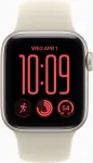 Watch SE 3 su Cellular, 40 mm, žvaigždžių spindesio korpusas / smėlio spalvos dirželis S/M
