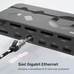 Unitek Doko stotis Nintendo Switch 100W 4K