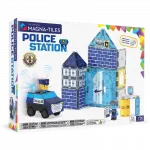 MAGNA-TILES Magnētiskais konstruktors Policijas iecirknis, 35 gab.
