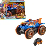 Mattel Hot Wheels Monster Trucks Tiger Shark Laipiotojas 1:15 nuotoliniu būdu valdomas visureigis JFR39