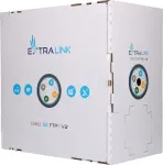ExtraLink lauko tinklo kabelis (suktos poros) V2 CAT5E FTP (F/UTP) 305 m (EX.8710)