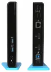 i-tec USB 3.0 / USB-C Dviguba HDMI stotelė su 2x HDMI, LAN, garso ir 6x USB jungtimis (įskaitant 1x greito įkrovimo BC 1.2 jungtį) - Stotelė