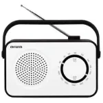 Aiwa Aiwa Ne&scaron;iojamas radijas R-190BW baltas AM/FM / garsiakalbis / 3 / AUX įvestis / rankena / teleskopinė antena R-190BW (R-190BW) 8435256896855