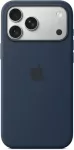 &bdquo;Apple iPhone 17 Pro Max Silikoninė dėklas su MagSafe &ndash; Tamsiai mėlyna&ldquo;
