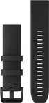Garmin silikoninis rie&scaron;o dirželis QuickFit 22 (juodas / juoda sagtis) (010-12901-00)