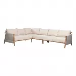 Kampinė sofa DIANA 286x218xH70/78 cm, smėlinė