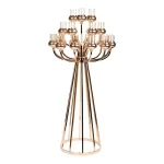 Žvakidė LAUDRE D51xH105cm 21 žvakėms, auksinė