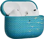 Pitaka aramidinio pluo&scaron;to magnetinis dėklas, skaidri mėlyna - AirPods Pro 3