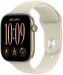 Apple Watch Series 12 GPS 46mm &Scaron;viesaus aukso aliuminio korpusas | Smėlio spalvos sportinė apyrankė - S/M