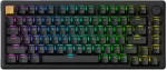 Keychron J2 Wireless (KJ2-H1) &ndash; US i&scaron;dėstymas &ndash; keičiami Super Red jungikliai &ndash; juoda mechaninė belaidė žaidimų klaviatūra
