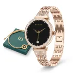 Stelio STSWL102GD LUSSO GEM AI Womens Smartwatch + YES Bracelet, Gold