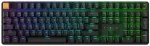 Keychron J5 Wireless (KJ5-H1) &ndash; JAV i&scaron;dėstymas &ndash; keičiami jungikliai (super raudoni) &ndash; juoda mechaninė belaidė žaidimų klaviatūra