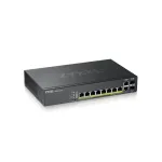 Zyxel GS2220-10HP-EU0101F tinklo jungiklis, valdomas L2, Gigabit Ethernet (10/100/1000), Power over Ethernet (PoE), juodas