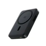 LiPo PowerBank 10000mAh 45W bezvadu Qi2.2 lādētājs (25W), saderīgs ar Magsafe Black EnerFill FM21 BASEUS