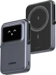 Įkroviklis Ugreen magnetinis powerbankas 10000 mAh Uno PB764, Qi2 15 W (pilkas) (45329)