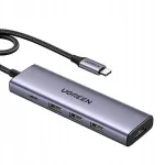 USB hub Ugreen HUB UGREEN CM511 USB-C / HDMI 4K60Hz, 2&times;USB-A 3.2, 2&times;USB-C 3.2, USB-C PD 100W