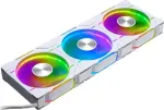 PHANTEKS D30 PWM Įprastas oro srautas D-RGB, 3 vnt. &ndash; 120 mm, balta