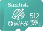 SanDisk MicroSDXC atminties kortelė Nintendo Switch, 512 GB, Class 10, UHS‑I/U3, A1, V30 (SDSQXAO-512G-GNCZN)
