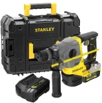 Stanley perforatorius SDS PLUS + 1 akumuliatorius 4,0 Ah + įkroviklis + Pro-stac dėžė (SFMCH910M1T-QW)