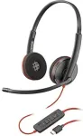 Plantronics Blackwire 3220 Duo Juoda