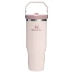 Termokrūze ar salmiņu The IceFlow Flip Straw 2.0 Tumbler 0,89L gai&scaron;i rozā