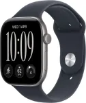 Watch Series 12 46 mm, kosminės pilkos / tamsiai mėlynos spalvos dirželis M/L