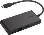 Dvigubas 4K USB-C dokas DC201 juodas