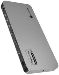 ICY BOX Diamond Dock 7402 12 viename | iki 5 monitorių | DisplayLink | PD iki 140 W
