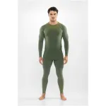 Bielizna męska VIKING Altis Man Set Merino ciemno zielona M