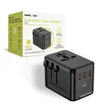 Mobile Origin GaN 67W kelioninis adapteris PW5 (EU/UK/US/AUS), 3x USB-C + USB-A