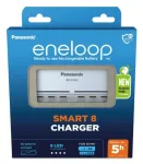 Baterijų įkroviklis PANASONIC Eneloop Smart 8 BQ-CC63 (BQ-CC63E ERP)
